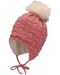 Плетена детска шапка Sterntaler - С естествена вълна, 43 см, 5-6 м - 1t