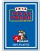 Пластични покер карти Texas Poker - син гръб - 1t