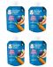 Плодово пюре Nestle Gerber - Пауч с ябълка, слива и морков, 6 м+, 4 х 80 g - 1t