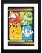 Плакат с рамка GB eye Games: Pokemon - Scarlet & Violet Starters - 1t