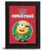 Плакат с рамка The Good Gift Animation: Minions - Ready for Christmas - 1t