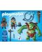 Комплект фигурки Playmobil Knights - Гигантски трол с джуджета - бойци - 4t