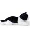 Плюшена играчка Rappa Еко приятели - Котка в черно и бяло, лежаща, 36 cm - 3t