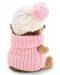Плюшена играчка Оrange Toys Life - Tаралежчето Флъфи с бяло-розова шапка, 15 cm - 4t