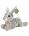 Плюшена играчка Rappa Еко приятели - Сиво зайче, 22 cm - 1t