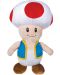 Плюшена фигура Nintendo Games: Super Mario Bros. - Toad, 25 cm - 1t