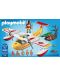 Комплект фигурки Playmobil Wild Life – Противопожарен самолет с водни ски - 4t