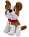 Плюшена играчка Амек Тойс - Куче с каишка, кафяво и бяло, 18 сm - 1t