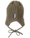 Плетена шапка Sterntaler - Зелена, от био памук, размер 49, 12-18 м - 2t