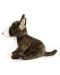 Плюшена играчка Rappa Еко приятели - Куче Английски Бултериер, седящ, 30 cm - 3t