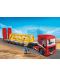 Комплект фигурки Playmobil - Тежкотоварен камион с платформа - 3t
