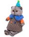 Плюшена играчка Budi Basa - Коте Басик с шарено палтенце, 25 cm - 3t