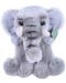 Плюшена играчка Rappa Еко приятели - Слонче, седящо, 27 cm - 1t