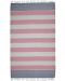 Памучна кърпа в кутия Hello Towels - New, 100 х 180 cm, синьо-розова - 2t