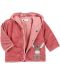 Плюшено бебешко палтенце за момиче Sterntaler - 56 cm, 3-4 месеца, розово - 1t