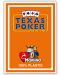 Пластични покер карти Texas Poker - оранжев гръб - 1t