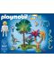 Комплект фигурки Playmobil Super 4 - Изгубеният остров с извънземно и велоцираптор - 3t
