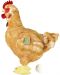 Rappa Плюшена Домашна кокошка с яйце, 33, серия Еко приятели - 4t