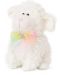 Плюшена играчка Амек Тойс - Бяла овчица с цветна панделка, 28 cm - 1t