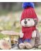Плюшена играчка Оrange Toys Life - Таралежчето Прикъл с червена шапка, 15 cm - 6t