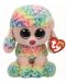 Плюшена играчка TY Toys Beanie Boos - Пудел Rainbow, шарен, 24 cm - 1t