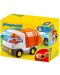 Комплект фигурки Playmobil 1.2.3 - Камион за отпадъци - 1t