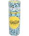 Памучна кърпа в кутия Hello Towels - Palermo, 100 х 180 cm, синьо-жълта - 4t