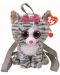 Плюшена раница TY Toys - Сиво коте Kiki, 33 cm - 1t