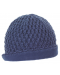 Плетена зимна шапка Sterntaler - 55 cm, 4-6 години, синя - 2t