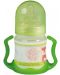 Пластмасово шише с дръжки Baby Nova - 150 ml, зелено - 1t