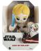 Плюшена фигура Mattel Movies: Star Wars - Luke Skywalker with Lightsaber (Light-Up), 19 cm - 6t