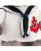 Плюшена играчка Оrange Toys Life - Енот Дени, с морско костюмче и шапка, 20 cm - 4t
