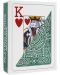 Пластични покер карти Texas Poker - тъмно зелен гръб - 2t