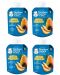 Плодово пюре Nestle Gerber - Пауч от круша и сушени сливи, 6 м+, 4 х 80 g - 1t