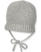 Плетена шапка с поларена подплата Sterntaler - 49 cm, 12-18 месеца, сива - 1t