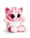 Плюшена играчка Keel Toys Animotsu - Розово коте, 15 cm - 1t