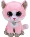 Плюшена играчка TY Toys - Коте Fiona, розово, 15 cm - 1t