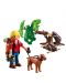 Комплект фигурки Playmobil Wild Life - Турист и семейство бобри - 2t