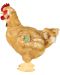 Rappa Плюшена Домашна кокошка с яйце, 33, серия Еко приятели - 3t