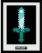 Плакат с рамка GB eye Games: Minecraft - Diamond Sword - 1t