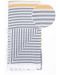 Памучна кърпа в кутия Hello Towels - Bali, 100 х 180 cm, сиво-жълта - 2t