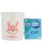 Пластмасова чаша с дръжка Canpol - Cute Animals, 170 ml, розова - 3t