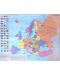 Стенна политическа карта на Европа (1:5 000 000, ламинат) - 1t