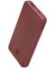 Портативна батерия Hama - Fabric 10, 10000 mAh, червена - 1t