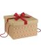 Подаръчна кутия Giftpack - С червена панделка и дръжки, 34 x 34 x 20 cm - 1t