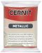 Полимерна глина Cernit Metallic - Червена, 56 g - 1t