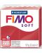 Полимерна глина Staedtler Fimo Soft - 57 g, червена - 1t