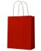 Подаръчна торба S. Cool - крафт, червена, М - 1t