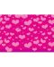 Подаръчна хартия Susy Card - Розови сърца, 70 x 200 cm - 1t