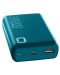 Портативна батерия Cellularline - Essence Turbo PD, 10000 mAh, зелена - 1t